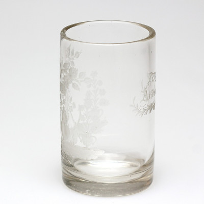 Cut glass - love, faith, hope