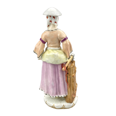 Porcelánová soška ženy - Vídeň, 18. století