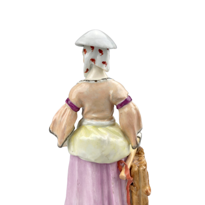 Porcelánová soška ženy - Vídeň, 18. století