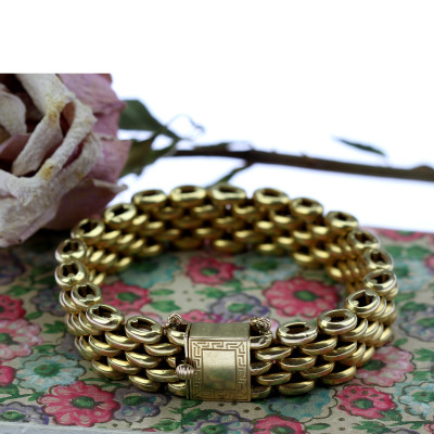 Zlatý náramek - 21,5 cm