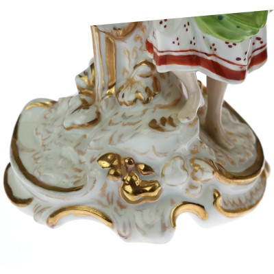 Porcelain figural candlesticks - Loket