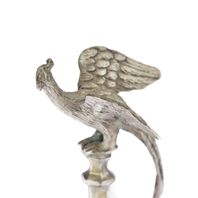 Austro-Hungarian silver candlestick