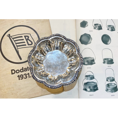 Prvorepubliková stříbrná miska - František Bibus