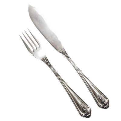 Stříbrný příbor na rybu pro 12 osob - Portugalsko