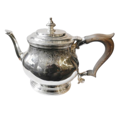 Silver teapot - Atkin Brothers Co., Sheffield, 1953