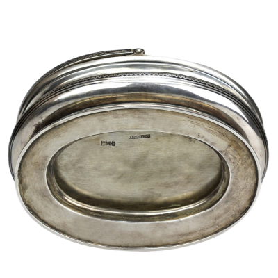 PRODÁNO - Stříbrný košík - konec 19. století, A. Postnikov