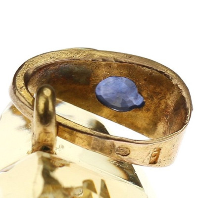 PRODÁNO - Přívěsek ve tvaru srdce - citrín 130 ct