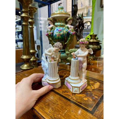 Porcelánová soška amora - Míšeň, 19. století