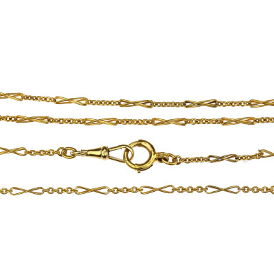 Long gold chain - 165 cm