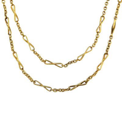 Long gold chain - 165 cm