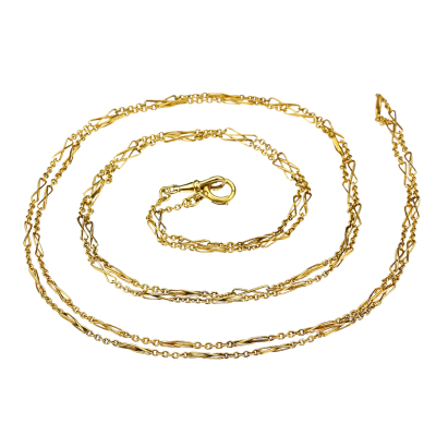 Long gold chain - 165 cm