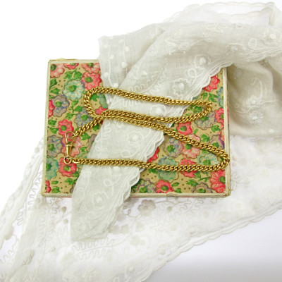 Zlatý řetěz pancer - 43 cm