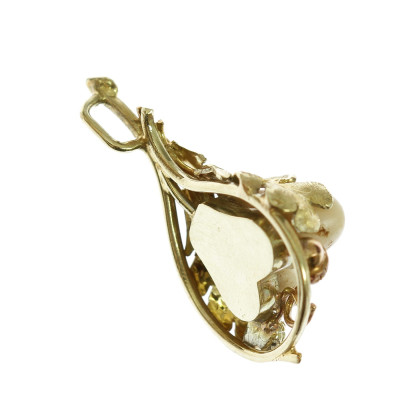 Zlatý přívěsek s grandlemi