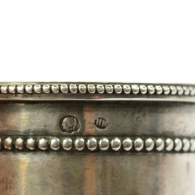 Pair of silver napkin rings - 1920s