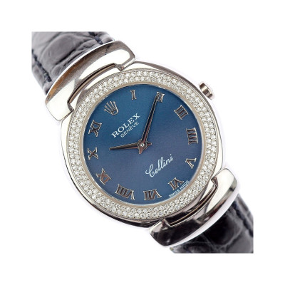 Ladies Rolex Cellini wrist watch with diamonds