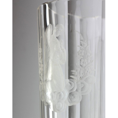 Beaker with carving of an angel