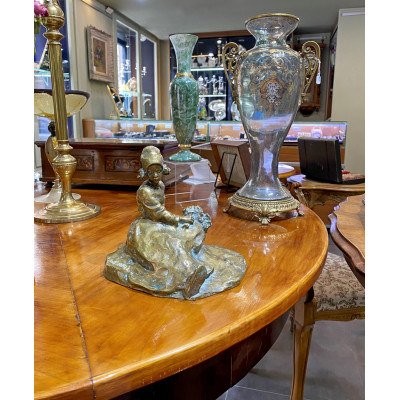 Secesní socha - Mladá Bretaňka z Pont Avenu