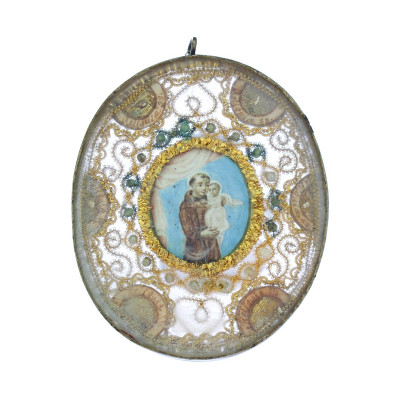 PRODÁNO - Monile se sv. Antonínem Paduánským