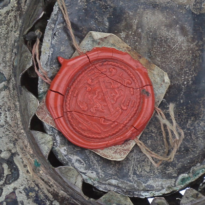 SOLD - Monile with 5 relics and a seal