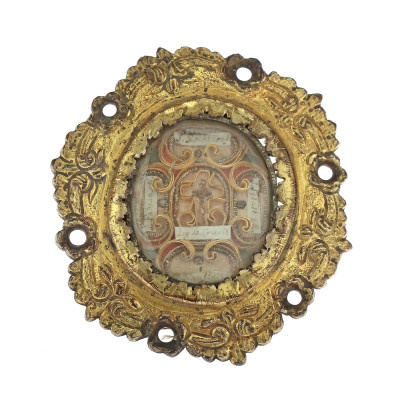 SOLD - Monile with 5 relics and a seal