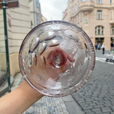 SOLD - Baroque glass goblet - VIVAT LEOPOLDVS