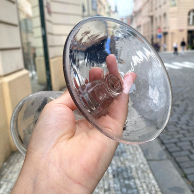 SOLD - Baroque glass goblet - VIVAT LEOPOLDVS