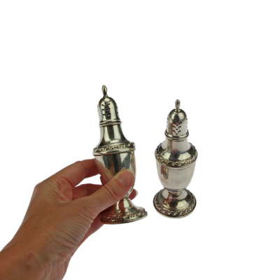 Stříbrná slánka s pepřenkou - Rogers