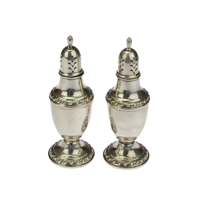 Silver salt and pepper shaker - Rogers