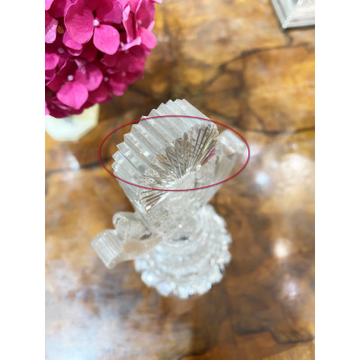 PRODÁNO - Skleněný stojánek se sv. Janem Nepomuckým - Harrachov