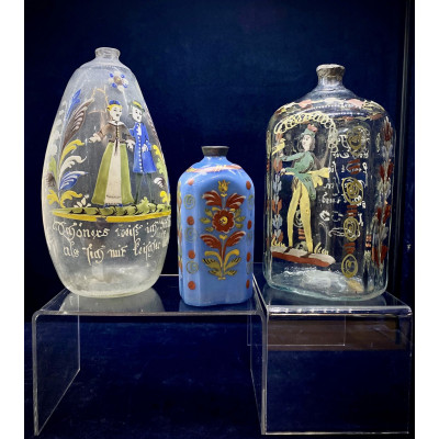 Skleněná lahvička "pryska"