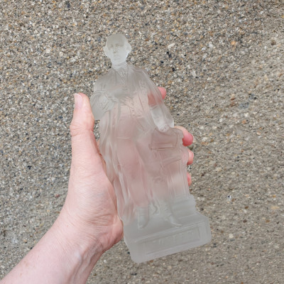 Skleněná plastika - Josef II. - sklárna Riedel