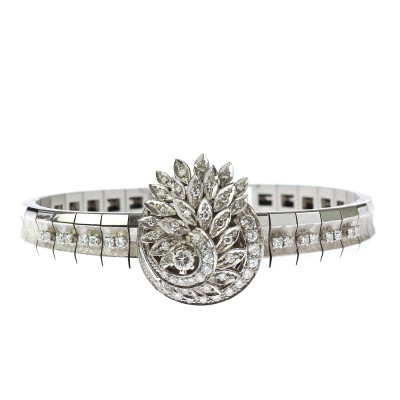 SOLD - Diamond bracelet watch - Rolex Precision