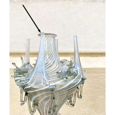 Skleněná nádoba na vonné esence "almorratxa" - 18. století