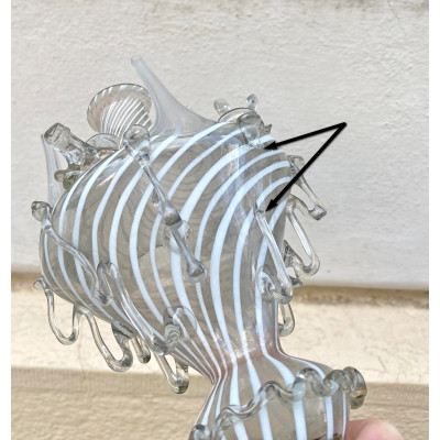 Skleněná nádoba na vonné esence "almorratxa" - 18. století