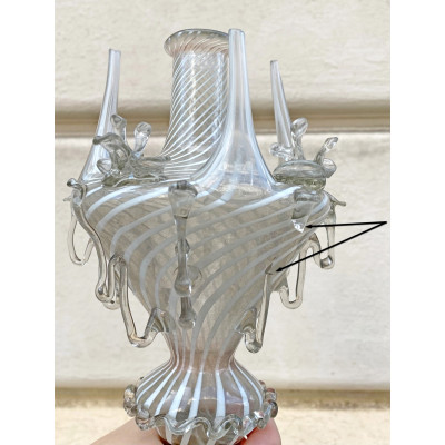 Skleněná nádoba na vonné esence "almorratxa" - 18. století