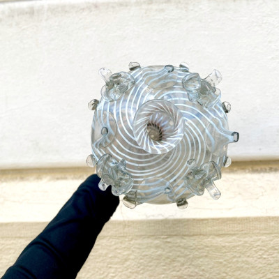 Skleněná nádoba na vonné esence "almorratxa" - 18. století