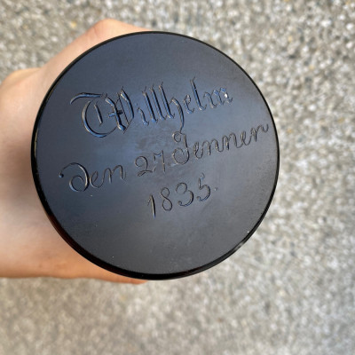 PRODÁNO - Hyalitová číše - rok 1835