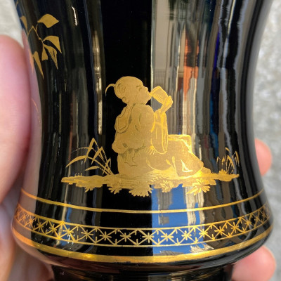 PRODÁNO - Hyalitová číše - rok 1835