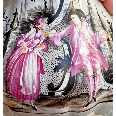 PRODÁNO - Rokoková konvička na kávu - Holíč, 2. polovina 18. století