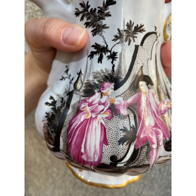 PRODÁNO - Rokoková konvička na kávu - Holíč, 2. polovina 18. století