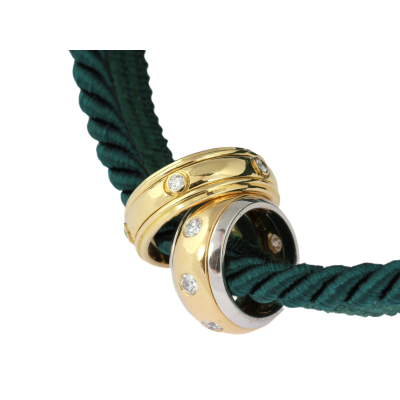 Pánský prsten s otočným mechanismem a diamanty