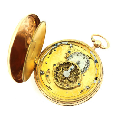 Zlaté kapesní hodinky špindlovky - kolem roku 1800