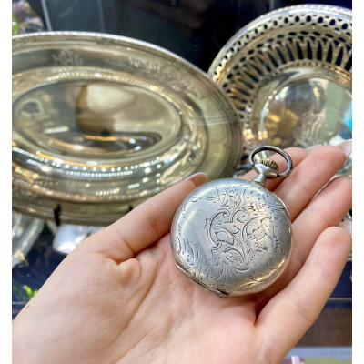 Stříbrné kapesní hodinky - Francie