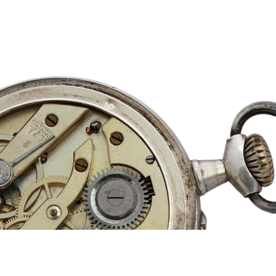 Stříbrné kapesní hodinky - Francie