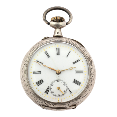 Silver pocket watch - France