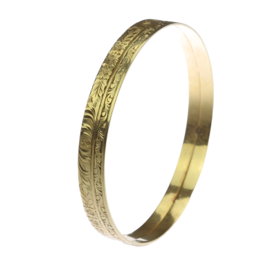Gold bangle