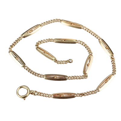 Rosegold necklace / watch chain - 39,5 cm