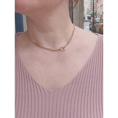 Rosegold necklace / watch chain - 39,5 cm