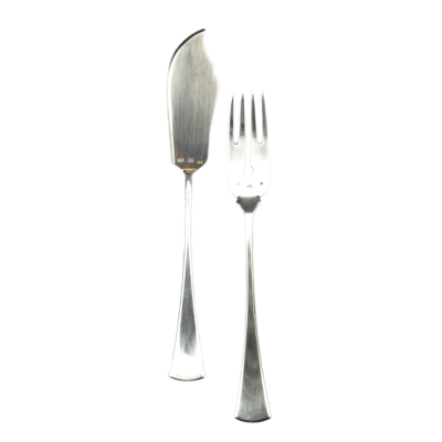 Stříbrný rybí příbor - Alfréd Pollak