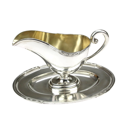 Rakousko-uherský stříbrný omáčník (994,45 g)